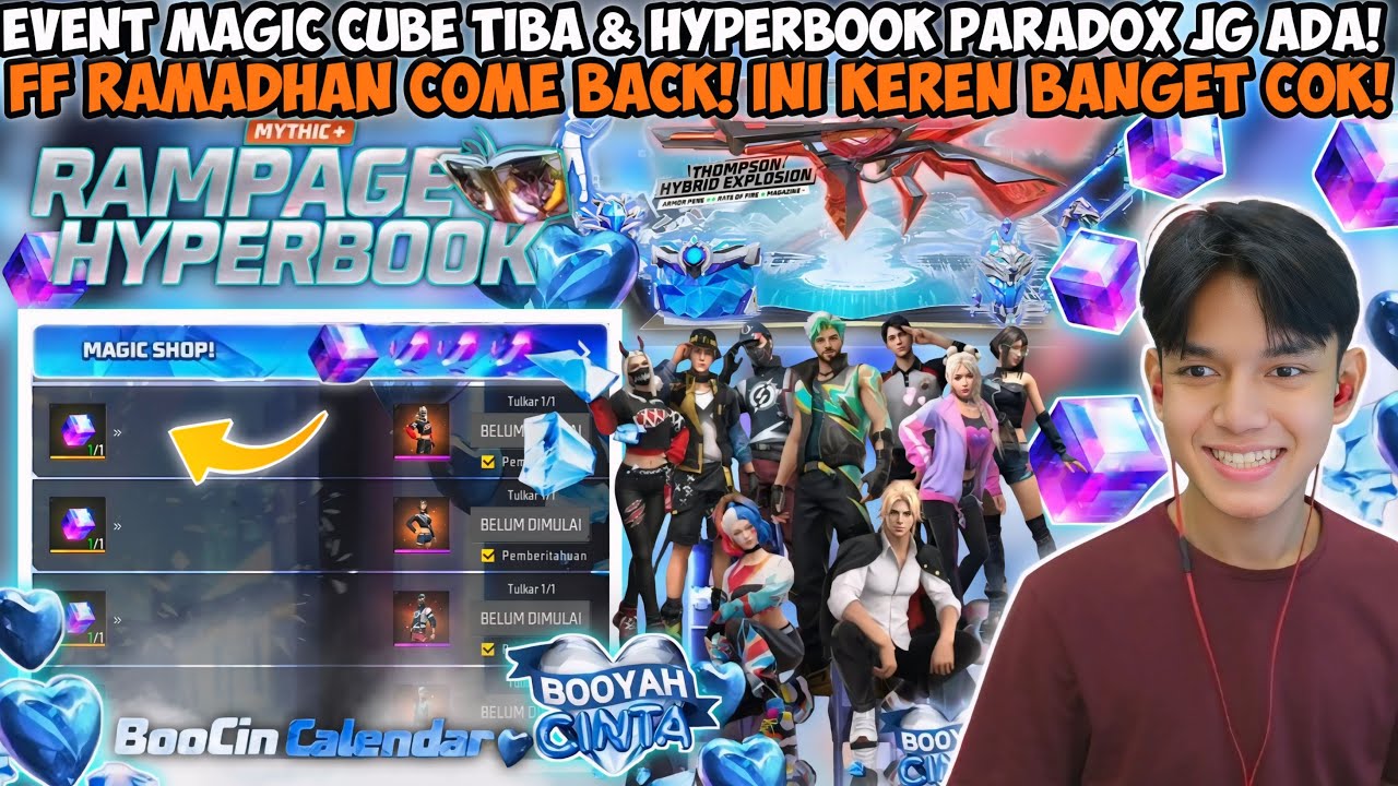 EVENT FF MAGIC CUBE TIBA & HYPERBOOK PARADOX JUGA ADA! INI SAATNYA KITA COMEBACK FF RAMADHAN!