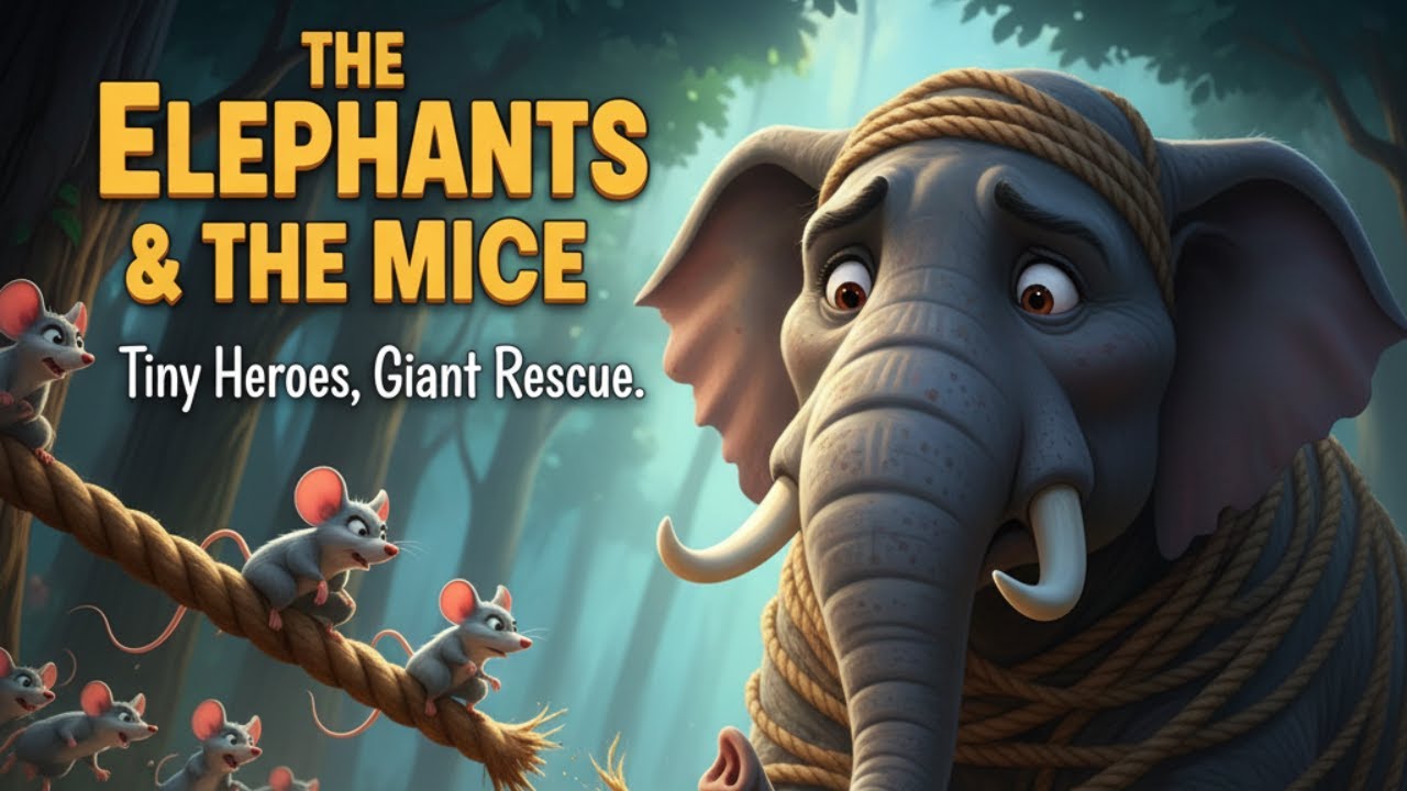 ✨The Elephants and the Mice | A True Friendship Story | Panchatantra Moral Tales for Kids✨