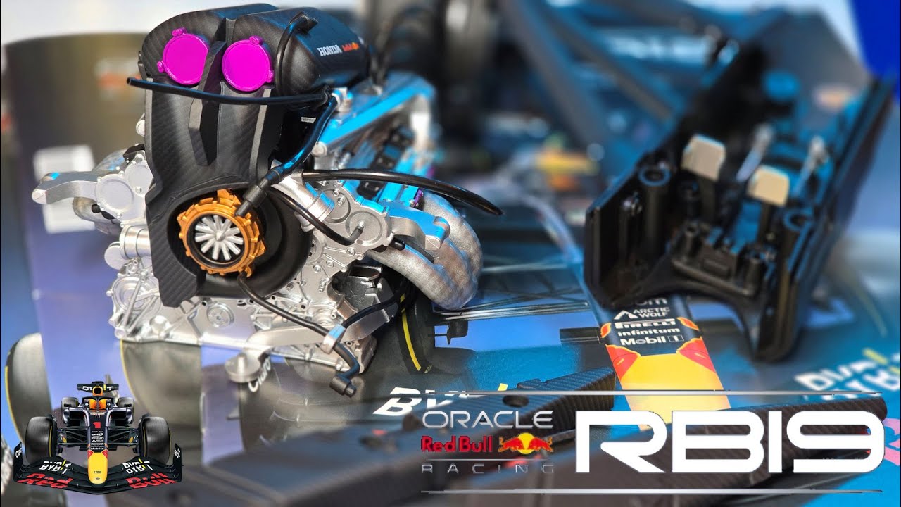 Build Max Verstappen's 2023 RB19 Red Bull F1 Racing Car - Pack 5 - Stages 15-20
