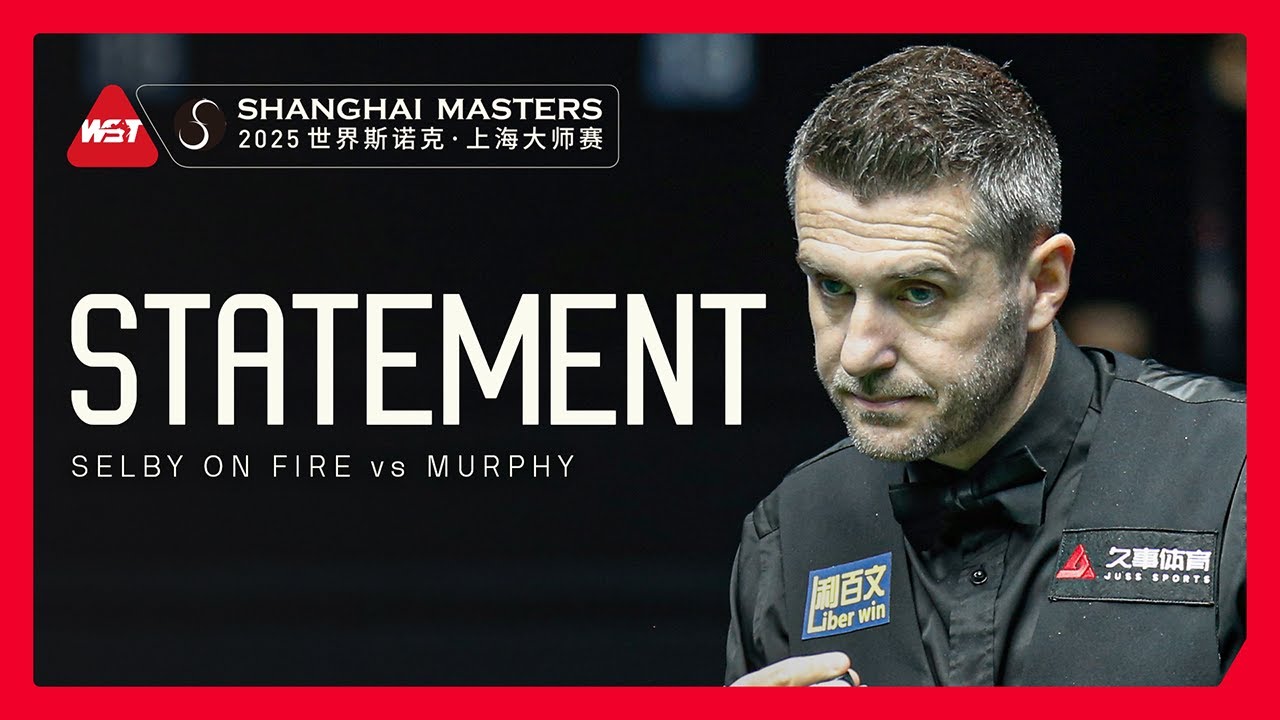 ABSOLUTE DOMINANCE! | Mark Selby vs Shaun Murphy | 2025 Shanghai Masters