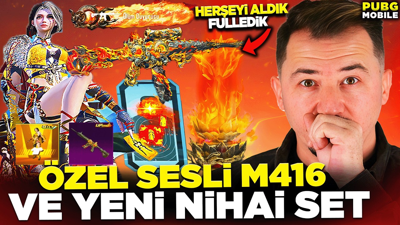 8 SEVİYE ALEV M416 VE YENİ NİHAİ SET GELDİ - HEPSİNİ ALDIK FULLEDİK