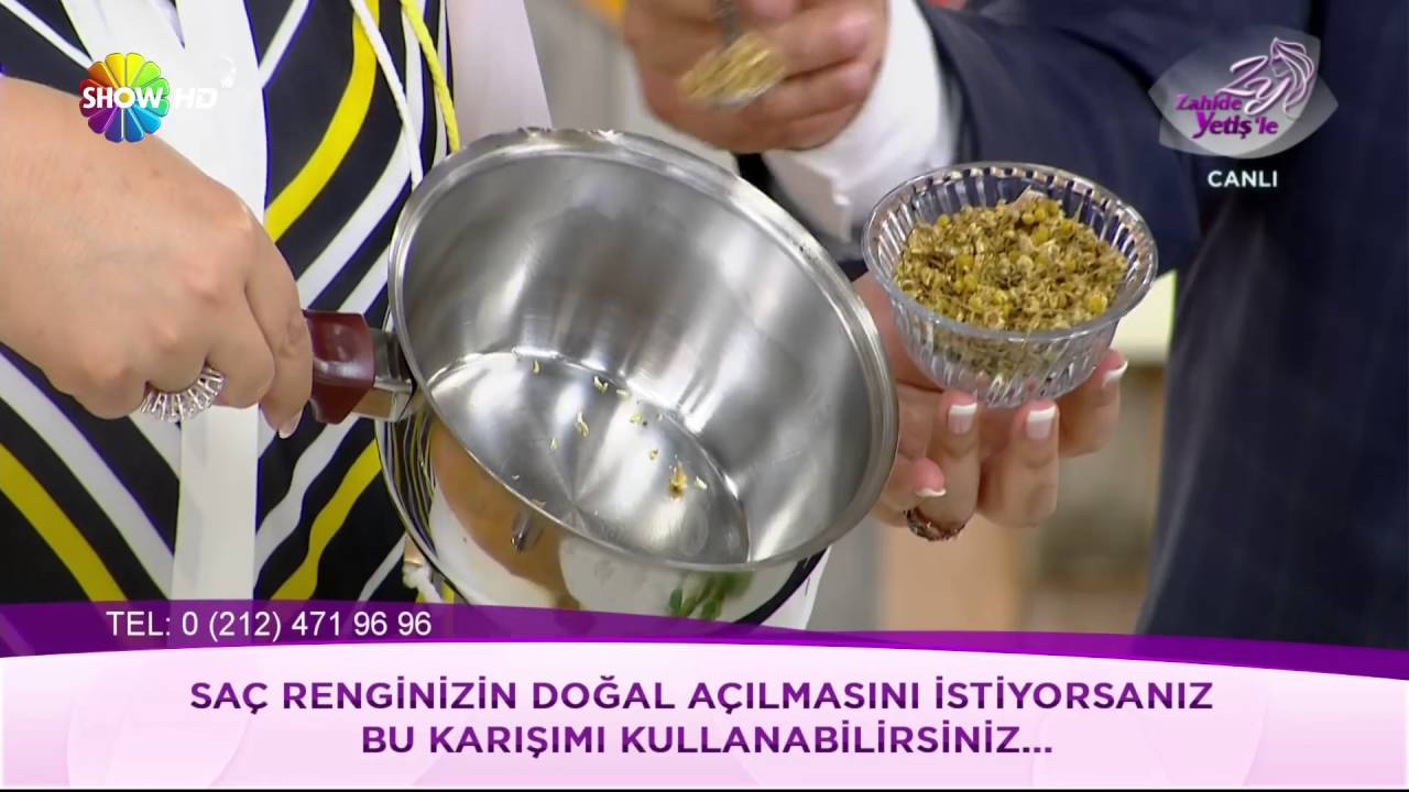 Saç rengini açan doğal karışım!