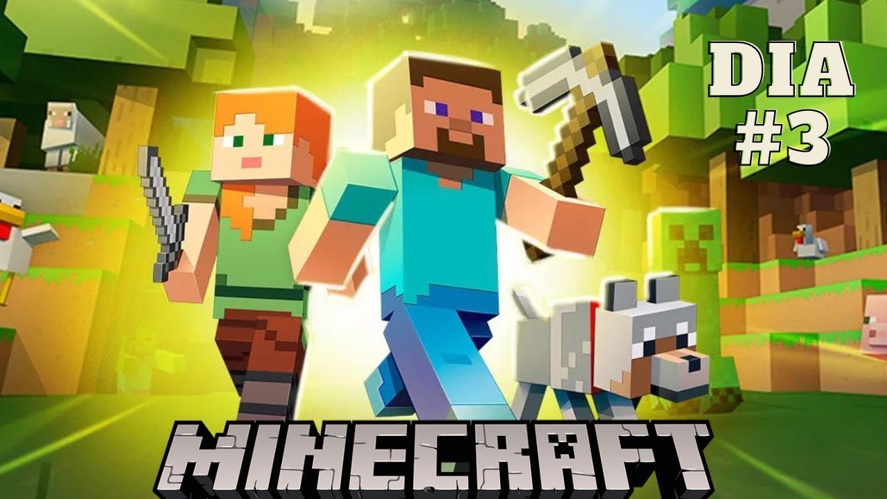 DIA 3 JUGANDO MINECRAFT CON JORGE MIGUEL