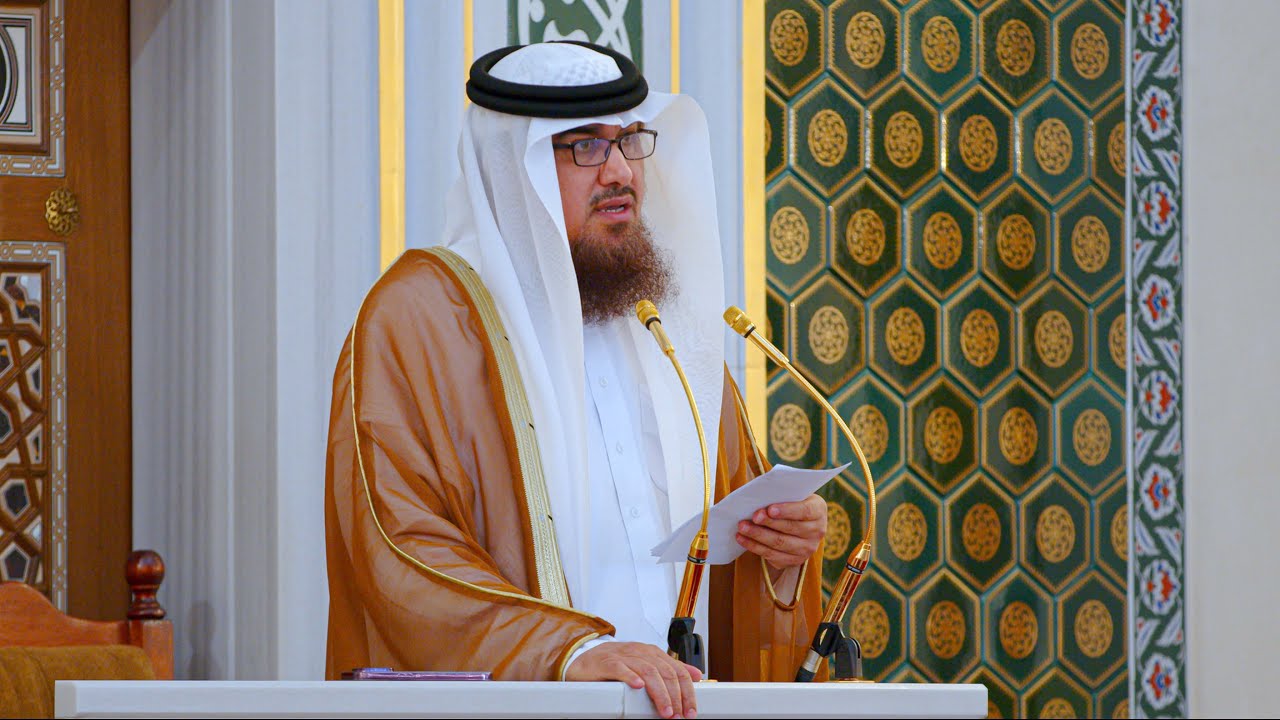 الشيخ ضياء راشد السويدان || خطبة الجمعة ( طول العمر نعمة ) - مسجد الشارقة