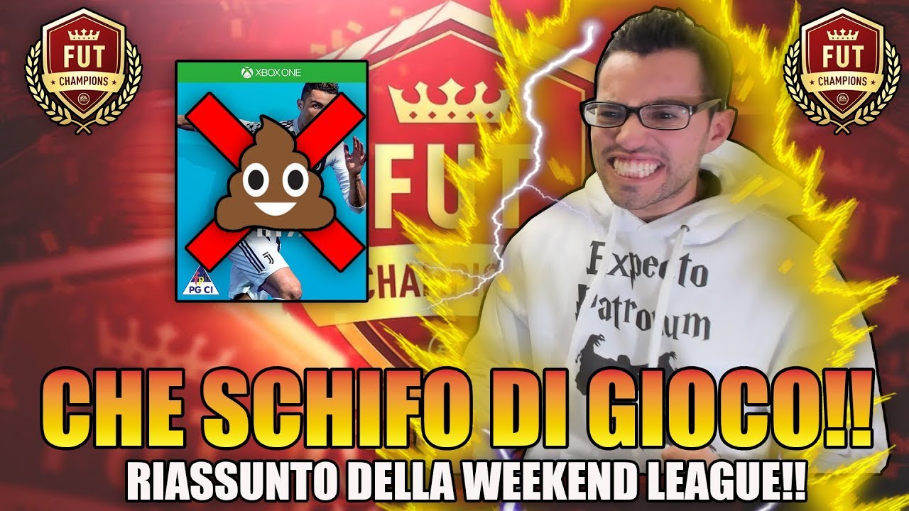 CHE SCHIFO DI GIOCO!! HO MOLLATO DAVVERO!! FIFA 19: RIASSUNTO DELLA MIA WEEKEND LEAGUE #6