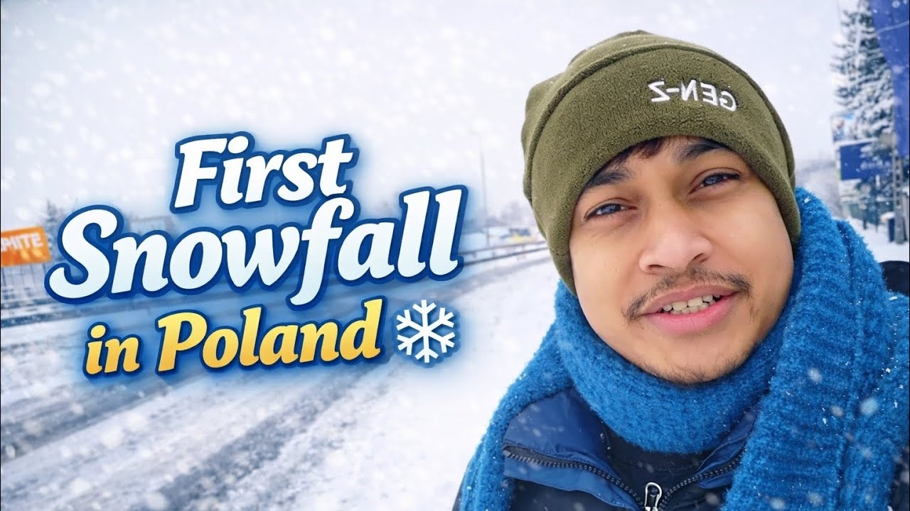 First Snowfall in Poland | Winter Vlog ❄️