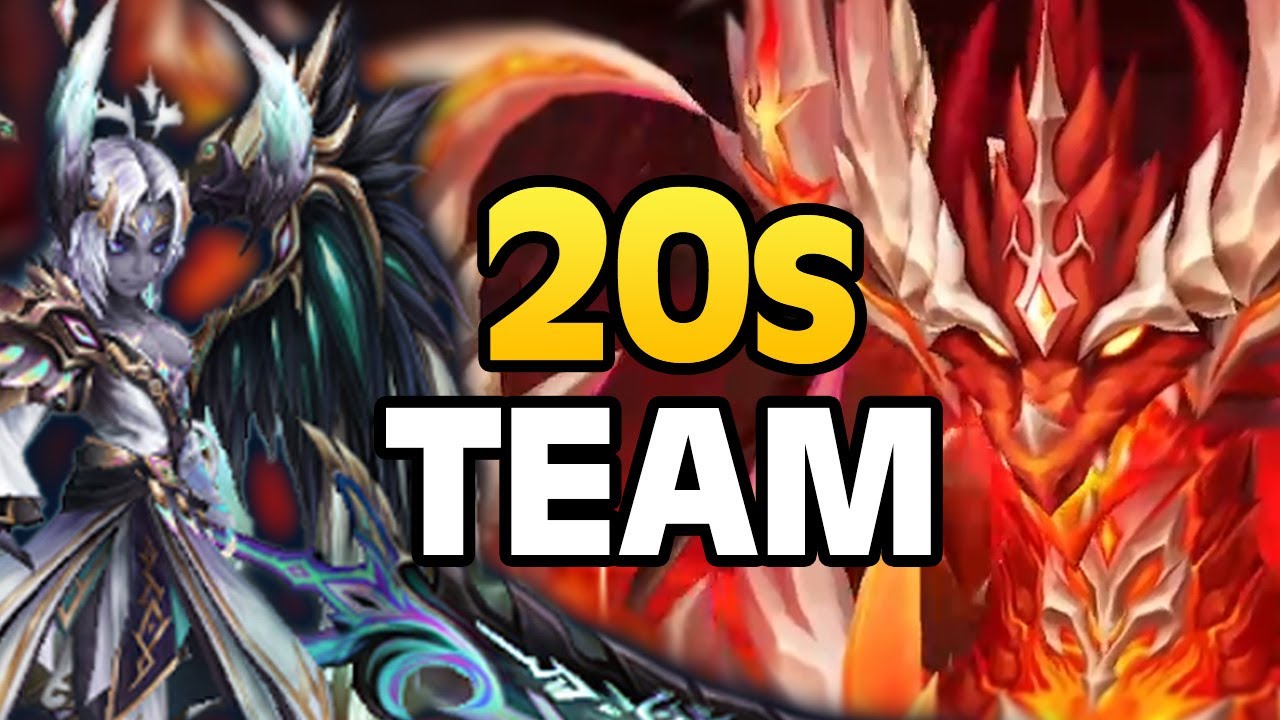 BIS ZU 20s SCHNELLES TEAM | DRACHEN ABGRUND HARD MIT LUCIFER (Summoners War Dragon Abyss hard)