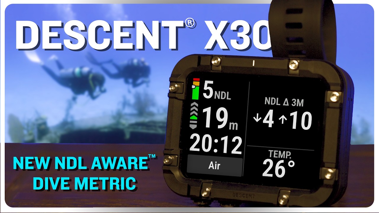 Descent X30 | Прочный подводный компьютер
