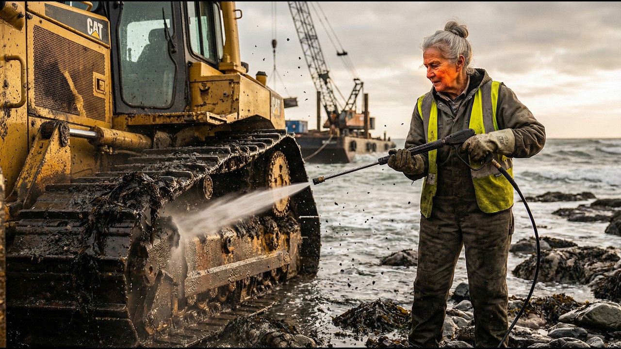 Unreal Recovery! CAT Bulldozer Retrieved from the Ocean — Full Rebuild Start to Finish