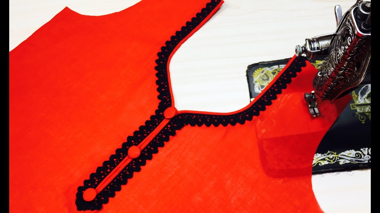Latest and Beautiful Easy Neck Design Cutting And Stitching