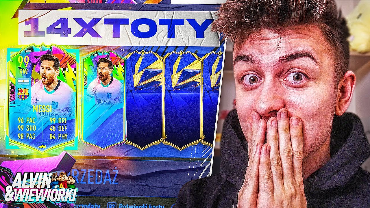 TRAFIAM WAM 2x99 MESSI + 14 TOTY!!!