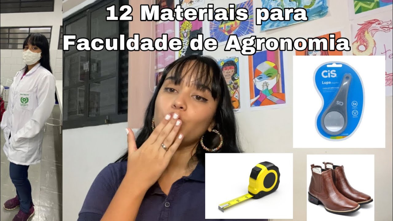 12 Materiais que você VAI PRECISAR na Faculdade de Agronomia 🌱✨