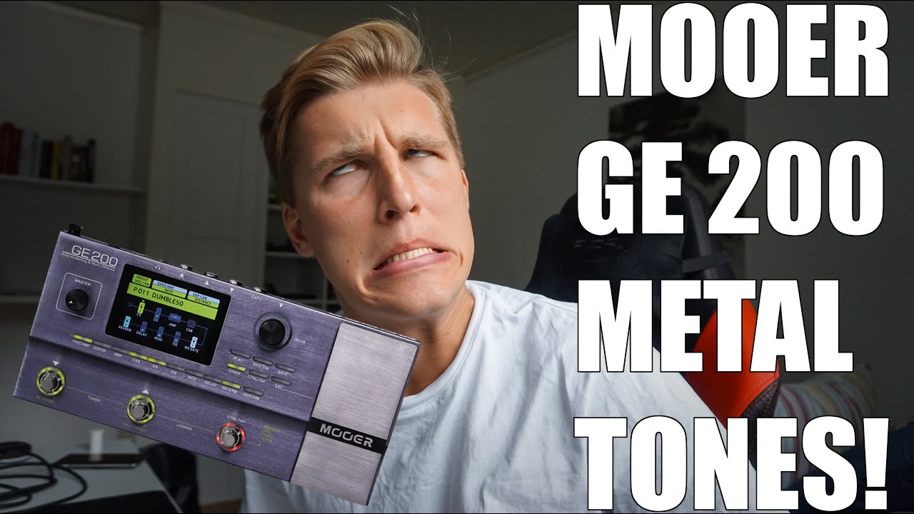 More Mooer GE 200 Rock/Metal Tones! (Opeth/Ghost)