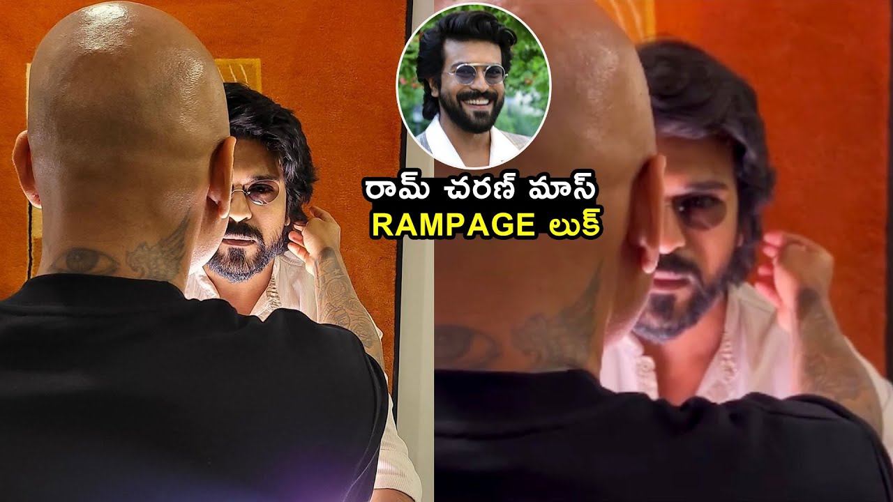 Ram Charan MASS Rampage Look For His Upcoming Movie #RC15 | Ram Charan New Hairstyle | RamCharan 15