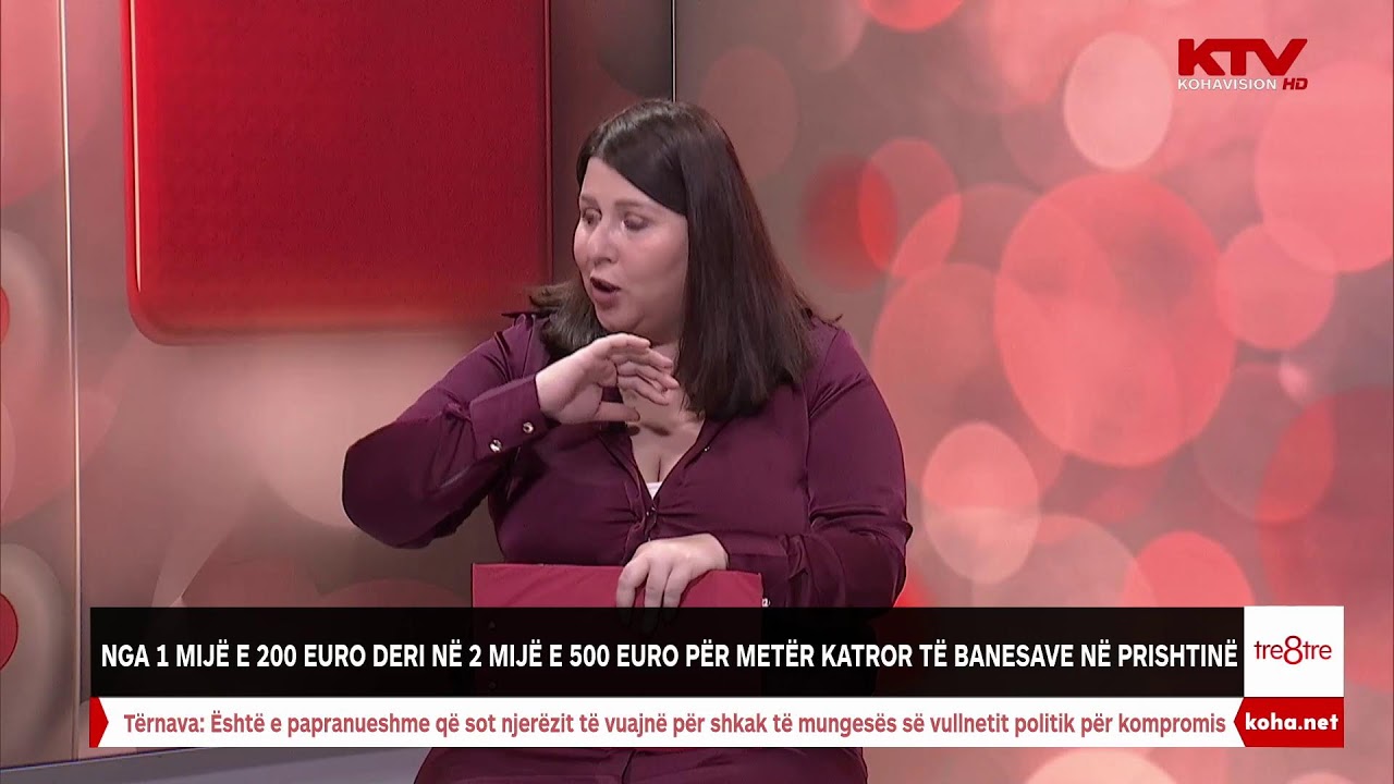 Koha e lajmeve, 13h | Pse është kaq i lartë çmimi i banesave në Prishtinë? | tre8tre LIVE 20.03.2026
