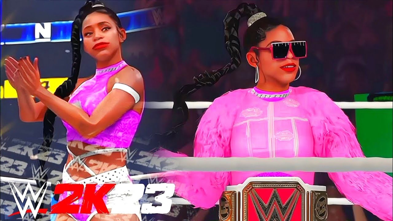 WWE 2K23 Bianca Belair 2K24 Model With Entrance  | WWE 2K23 Community Creations |