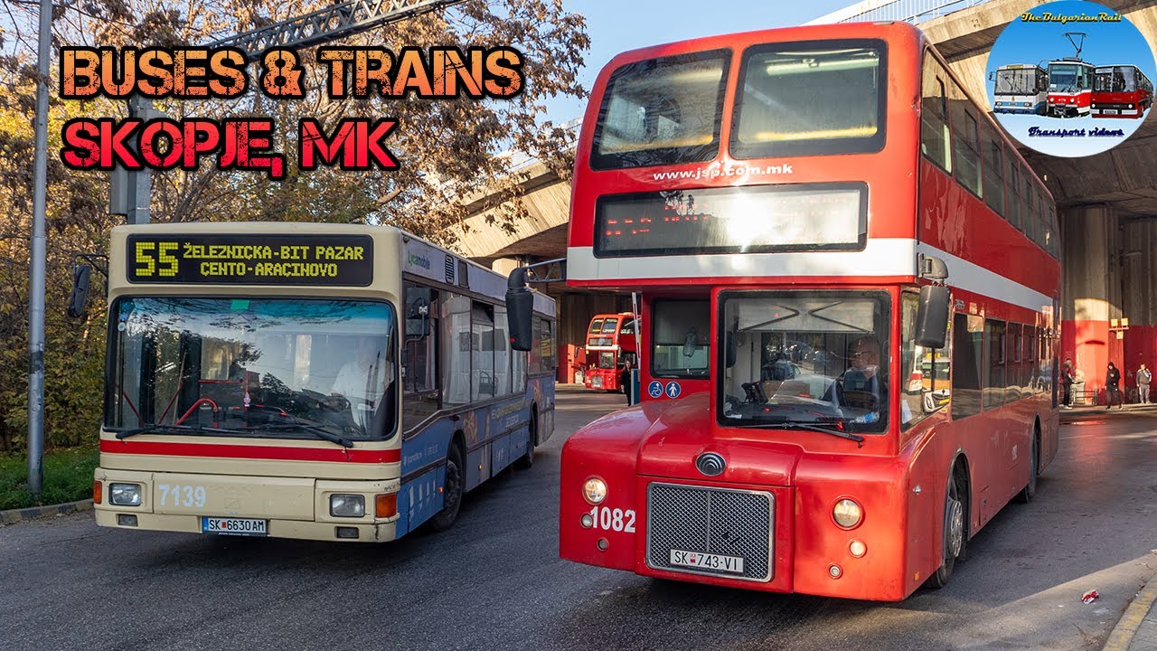 Transport in Skopje 🇲🇰 | Buses & Trains 🚌🚂