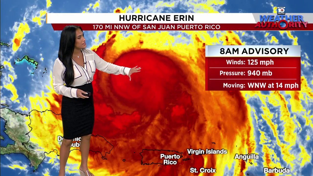 Hurricane Erin weakens to Category 3