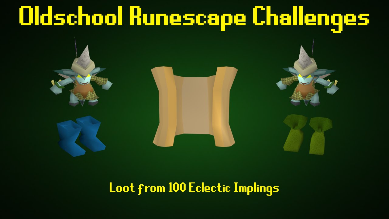 OSRS Challenges: Loot from 100 Eclectic Implings - Episode 35