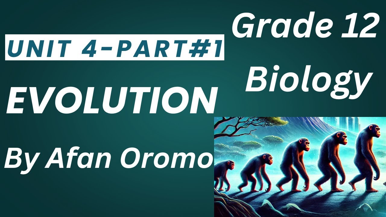 🔴Grade 12 Biology Unit 4 Evolution Part#1