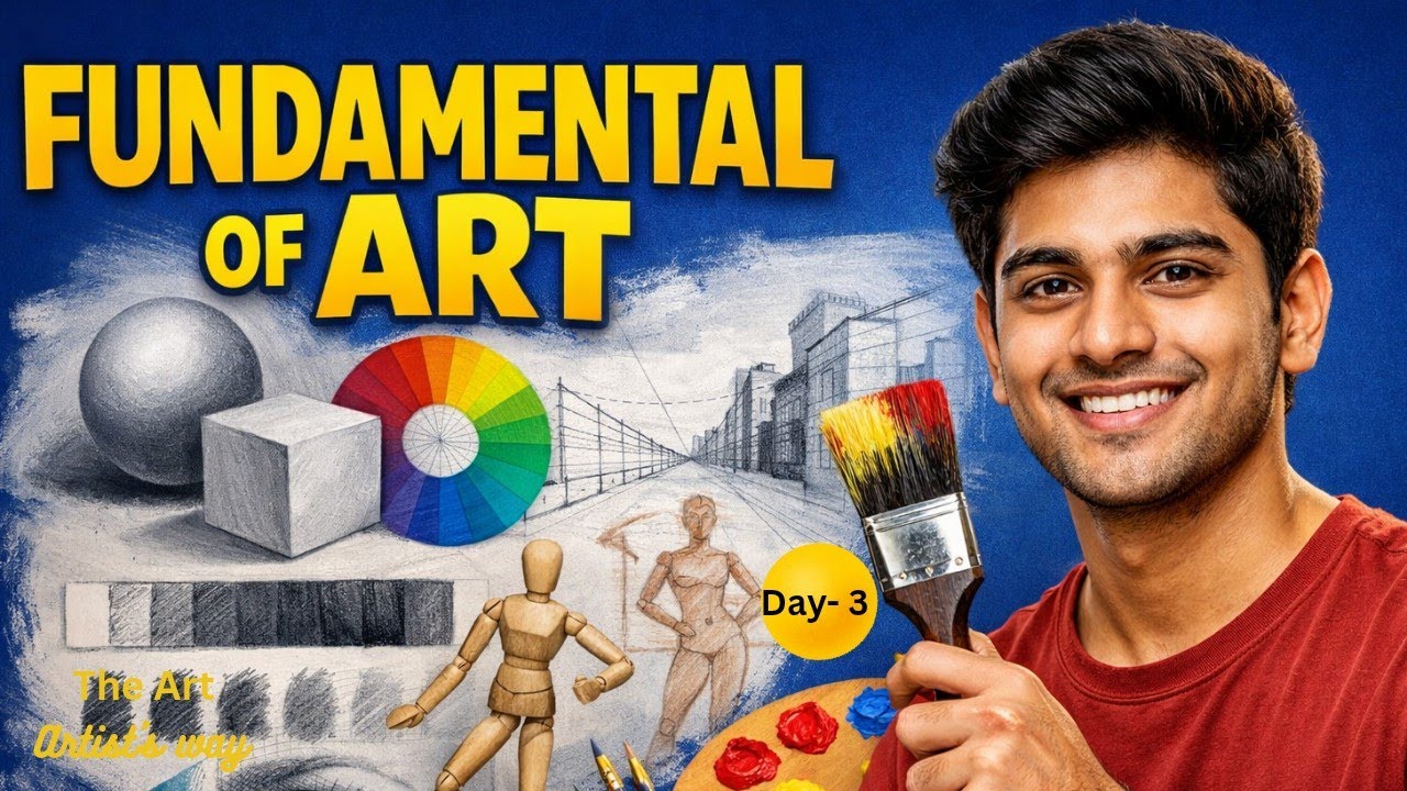 Fundamental Principles of Art | Art ke Basic Rules | The Art Artist's way | 5 Days 