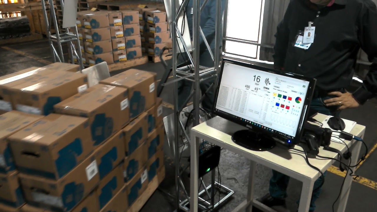 Portal RFID para automa&ccedil;&atilde;o de processos produtivos ou expedi&ccedil;&atilde;o