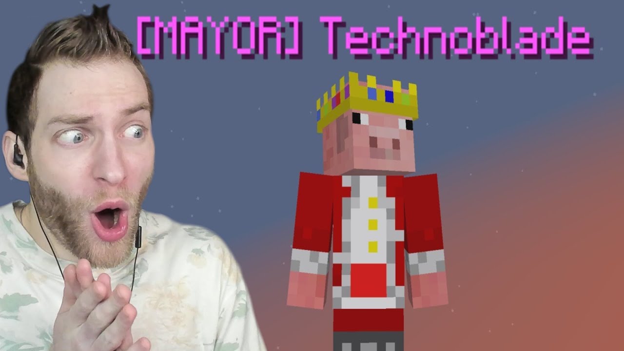 У ТЕХНОБЛЕЙДА СЛИШКОМ МНОГО СИЛЫ! Реакция на статью Technoblade &laquo;Я стал мэром Скайблока&raquo;