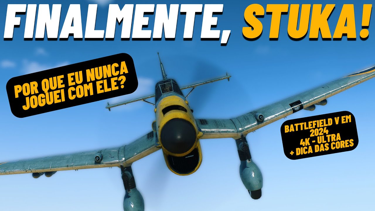Finalmente, JU-87 STUKA! Por que eu NUNCA joguei com ele? - BATTLEFIELD V