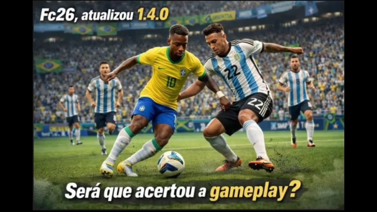 EAFC 26 MAIS UMA ATUALIZAÇÃO- V1.4.0