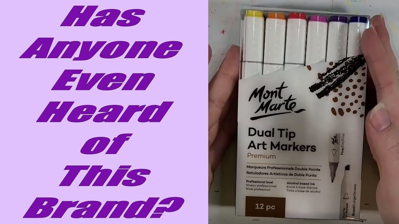 Mont Marte Alcohol Based Markers Review