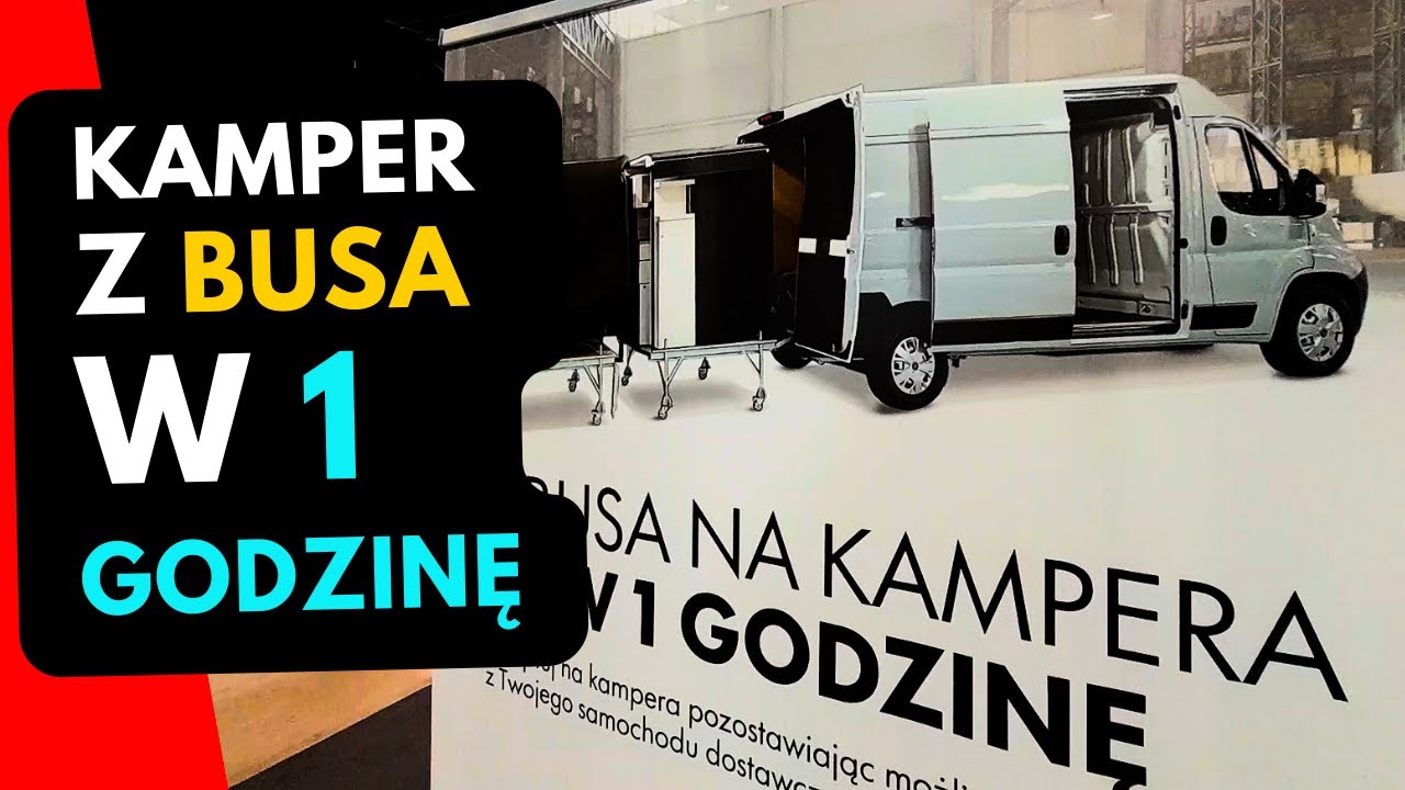 🟧 Jak zrobić z Busa Kampera ?  Szybko !   Z VANCUBIC wystarczy 1 godzina 🟧