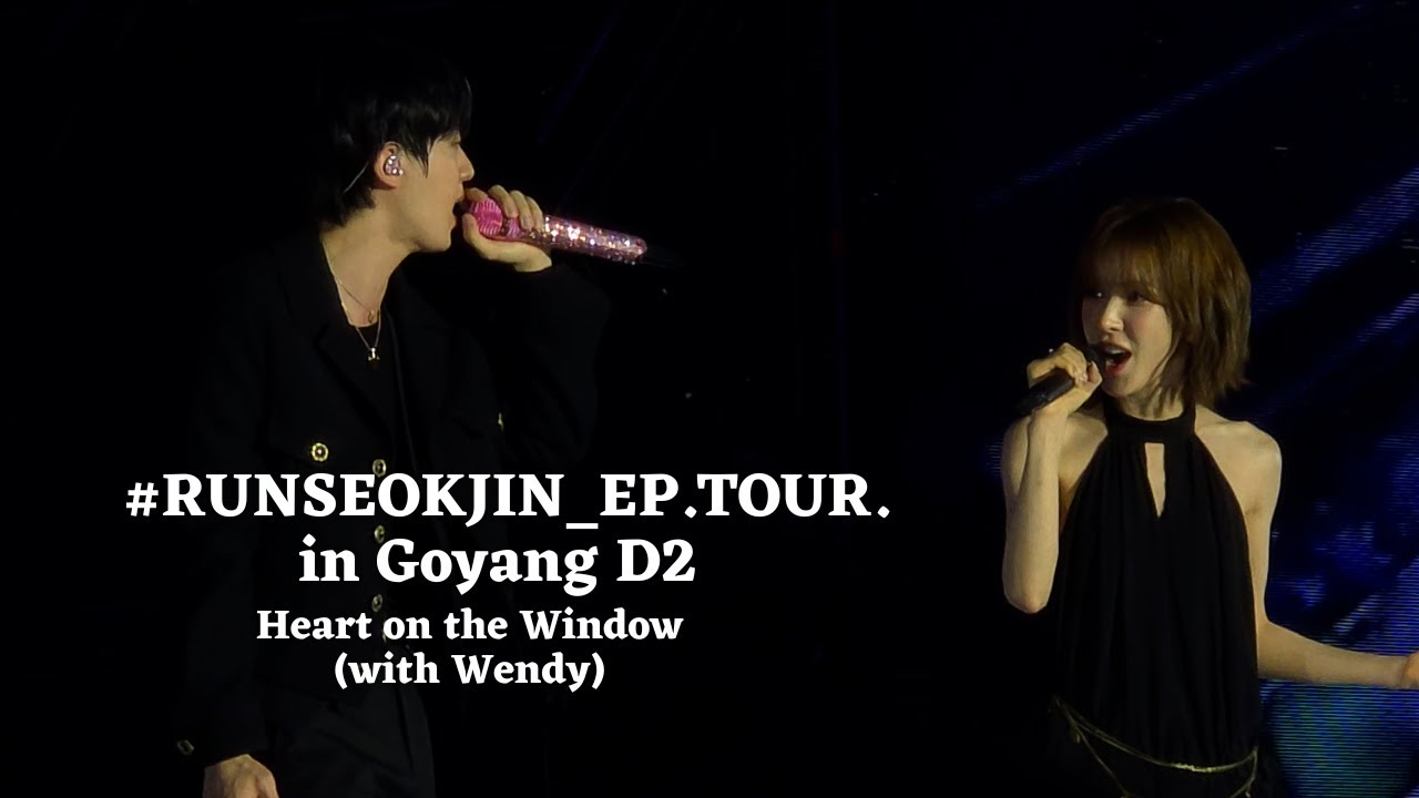 250629 Heart on the Window (with Wendy) — BTS Jin RUNSEOKJIN_EP.TOUR in Goyang Day 2 [4K]