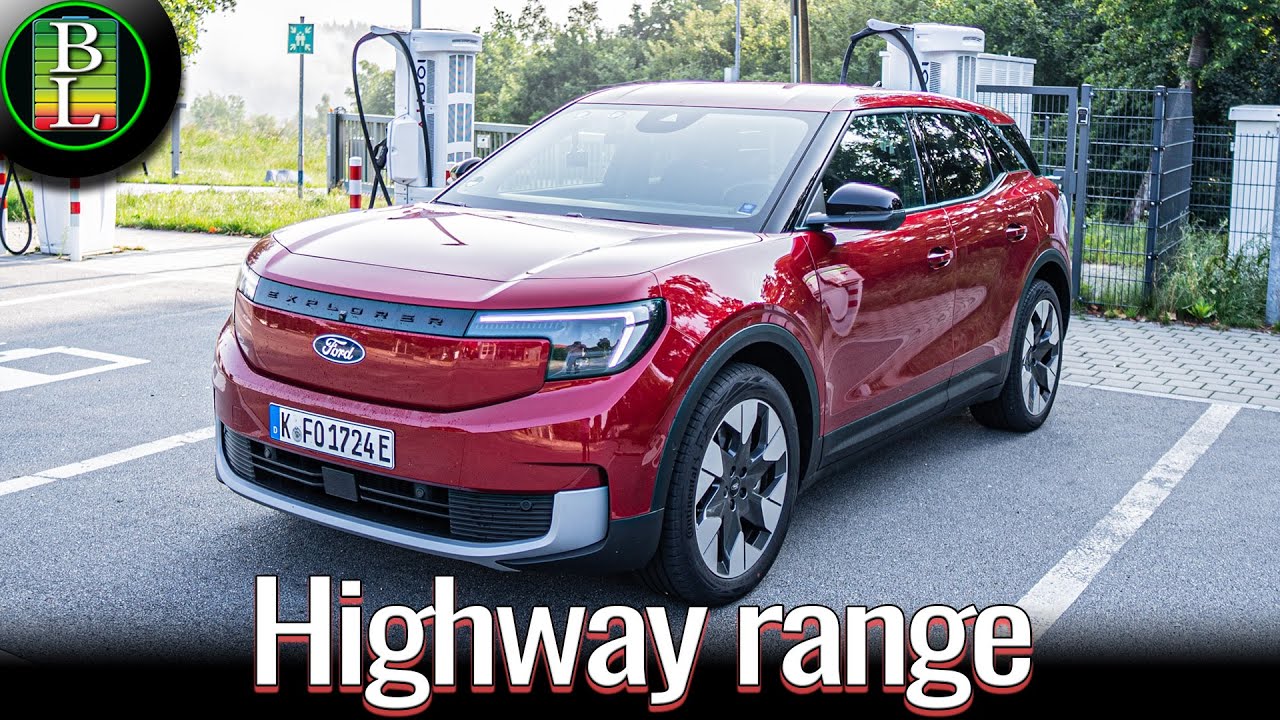 Ford Explorer Extended Range AWD (79kWh) - 130 km/h (81mph) range test