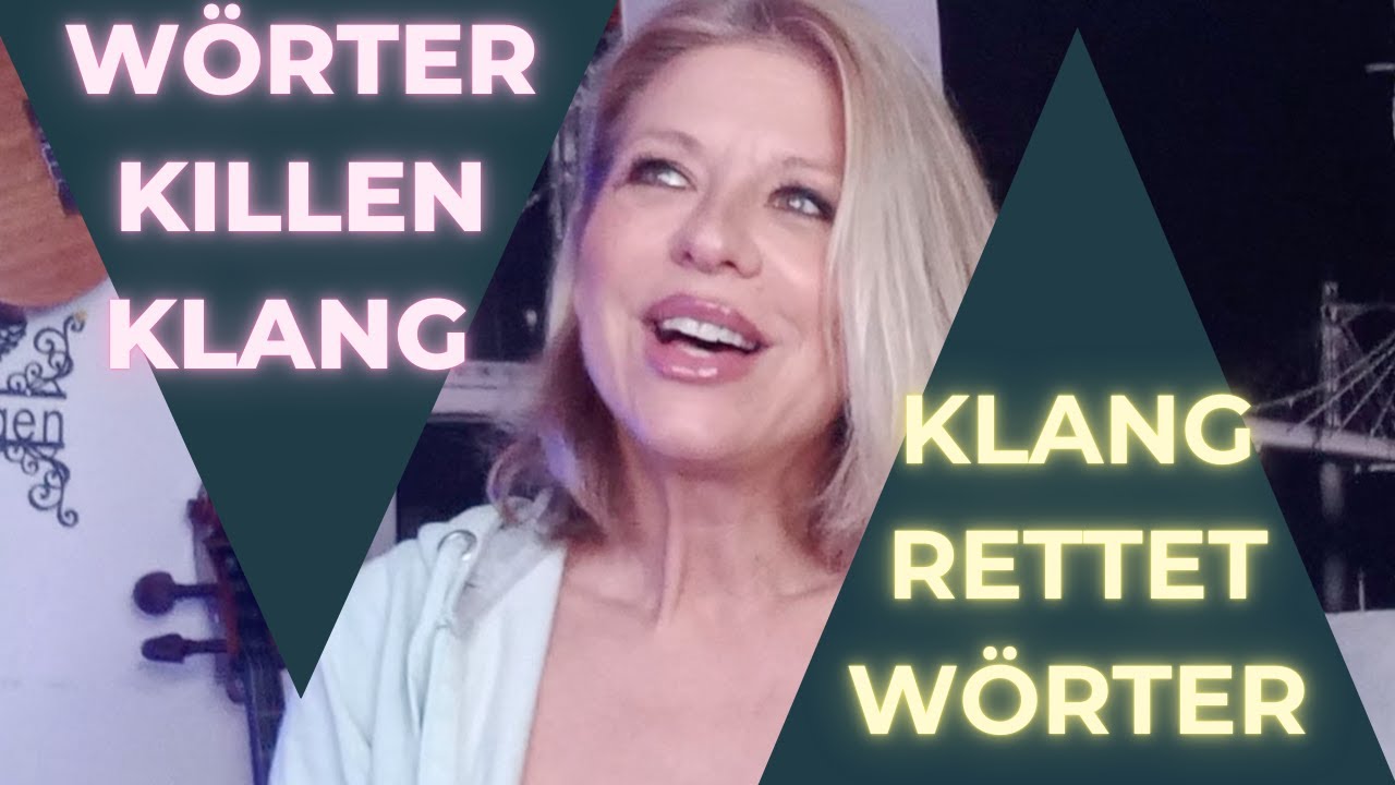 Hör auf Wörter zu singen, damit Du schöne Wörter singst