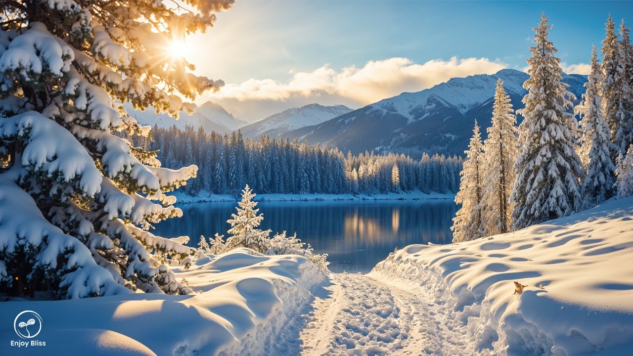 Beautiful Winter Music 2026 ❄️ Winter calm ambience to reduce stress