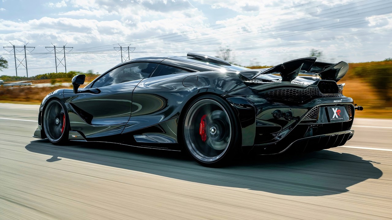 1 Hour | Mclaren 765LT Pure Exhaust ASMR TV Background 4K