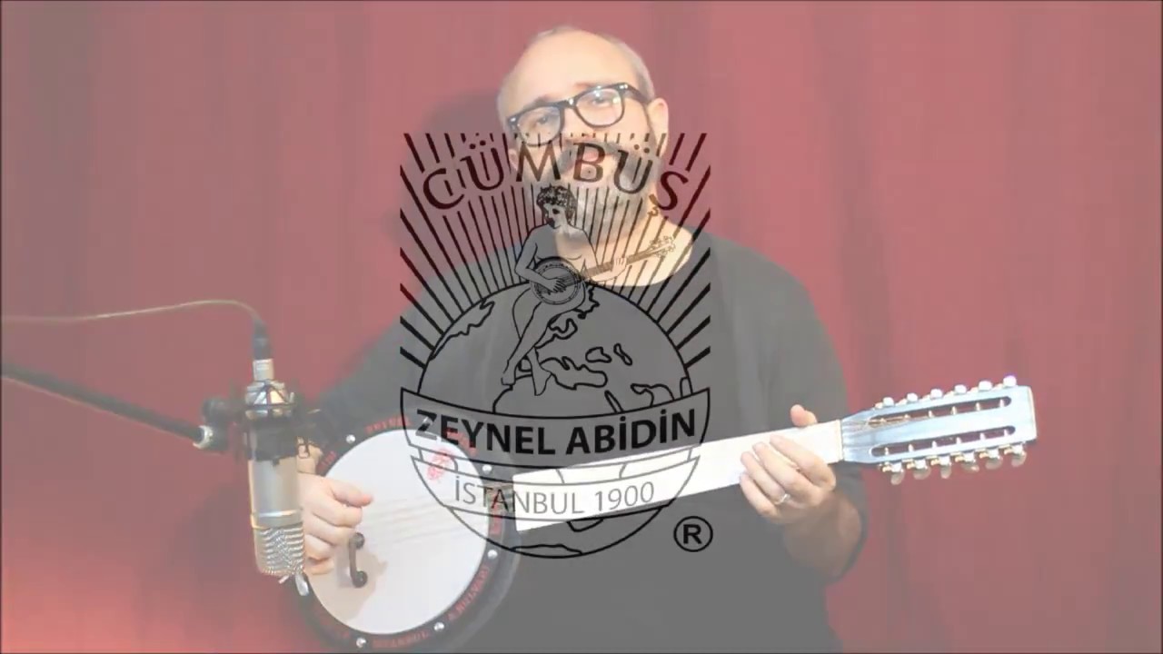 Cümbüş Müzik Aletleri - Cümbüş - Renkli ( Siyah ) Model