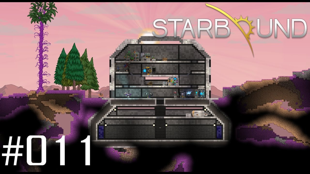 Let's Play Starbound #011 (No Commentary) / New Base and scavenging  / Frackin Universe