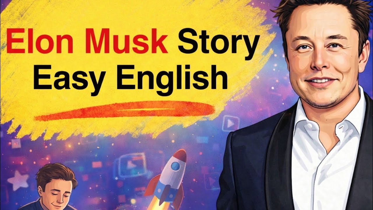 Learn English with a Story | Elon Musk Life (A2–B1 Level)