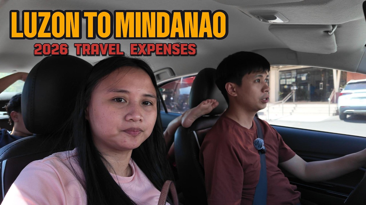 LUZON TO MINDANAO 2026 LAND TRIP Guides and Expenses w/ 2 Kids