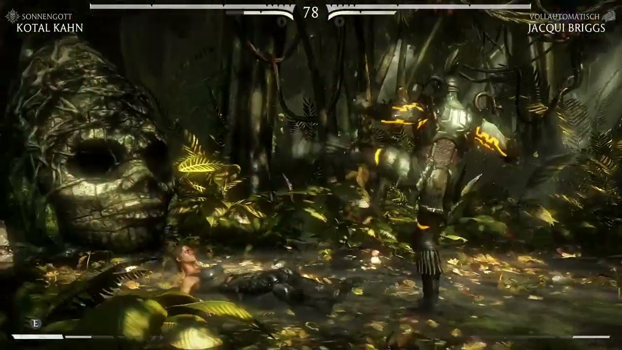 Mortal kombat x Kotal kahn vs Jacqui Briggs BRUTALITY (Mittel)