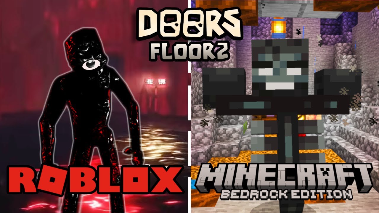 DOORS SEEK CHASE Showcase In Minecraft (Minecart Segment)