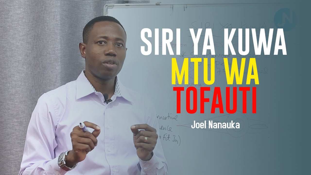 Siri ya kuwa mtu wa tofauti