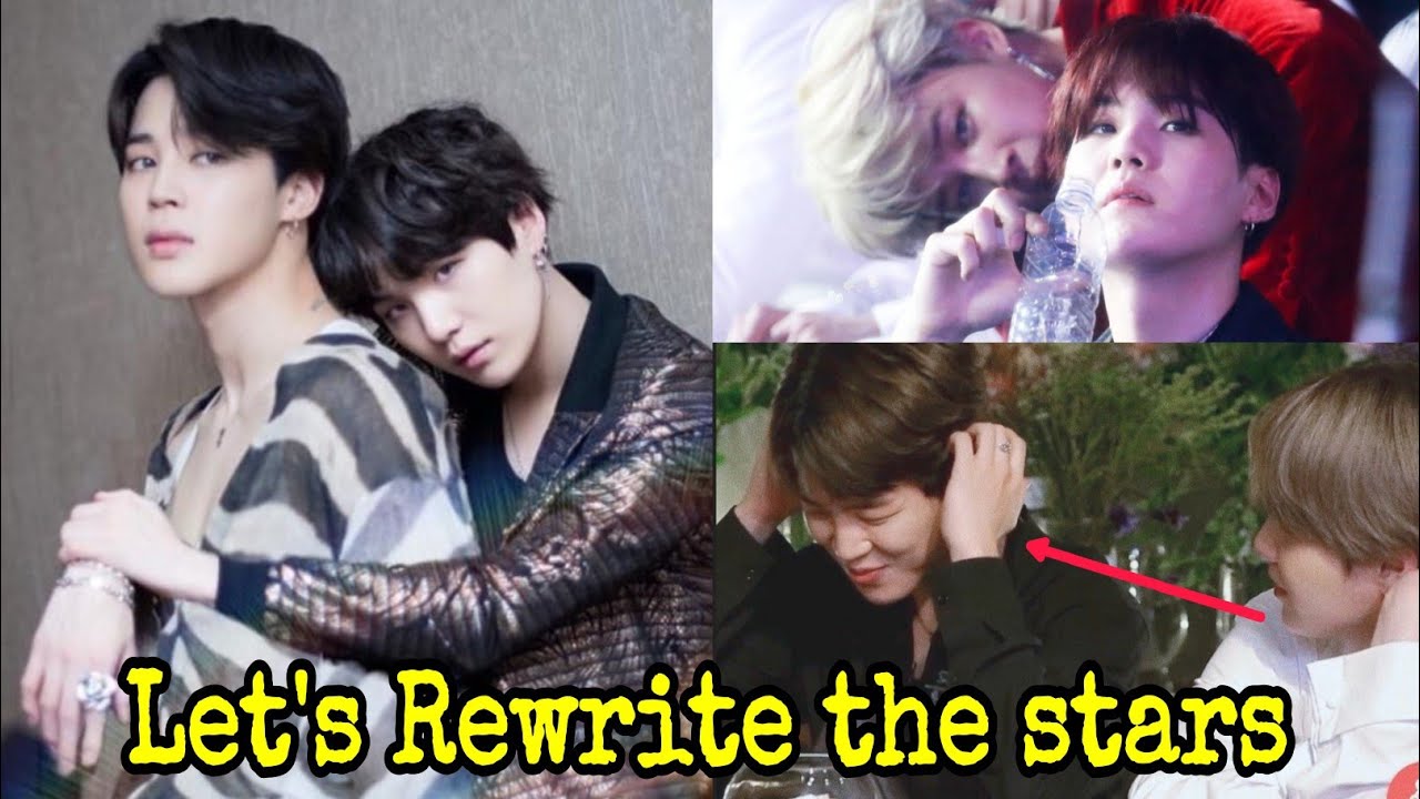 Yoonmin | Let's rewrite the stars ♥️ yoonmin being each others support system
