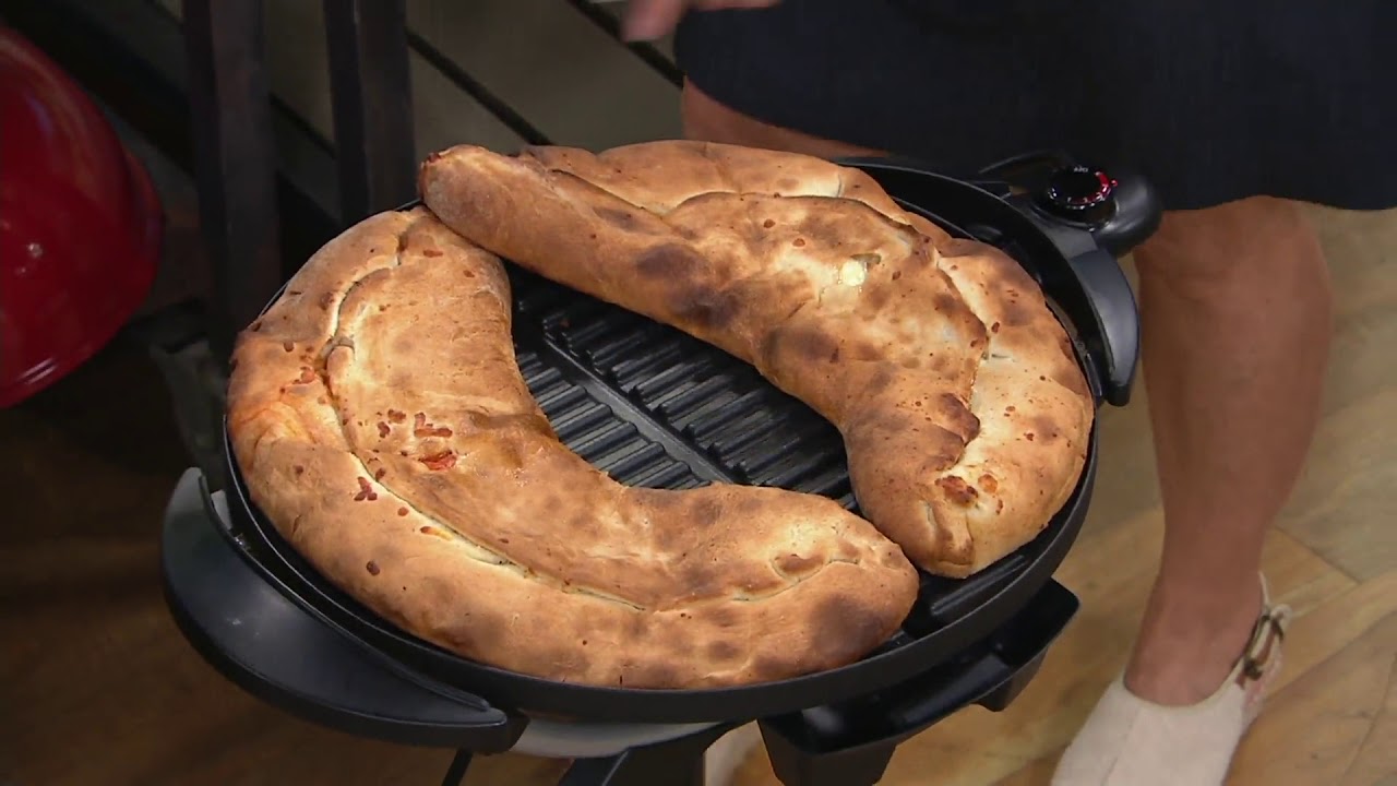 George Foreman 15 Serving Indoor/Outdoor Grill w/ Cover & Recipes on QVC