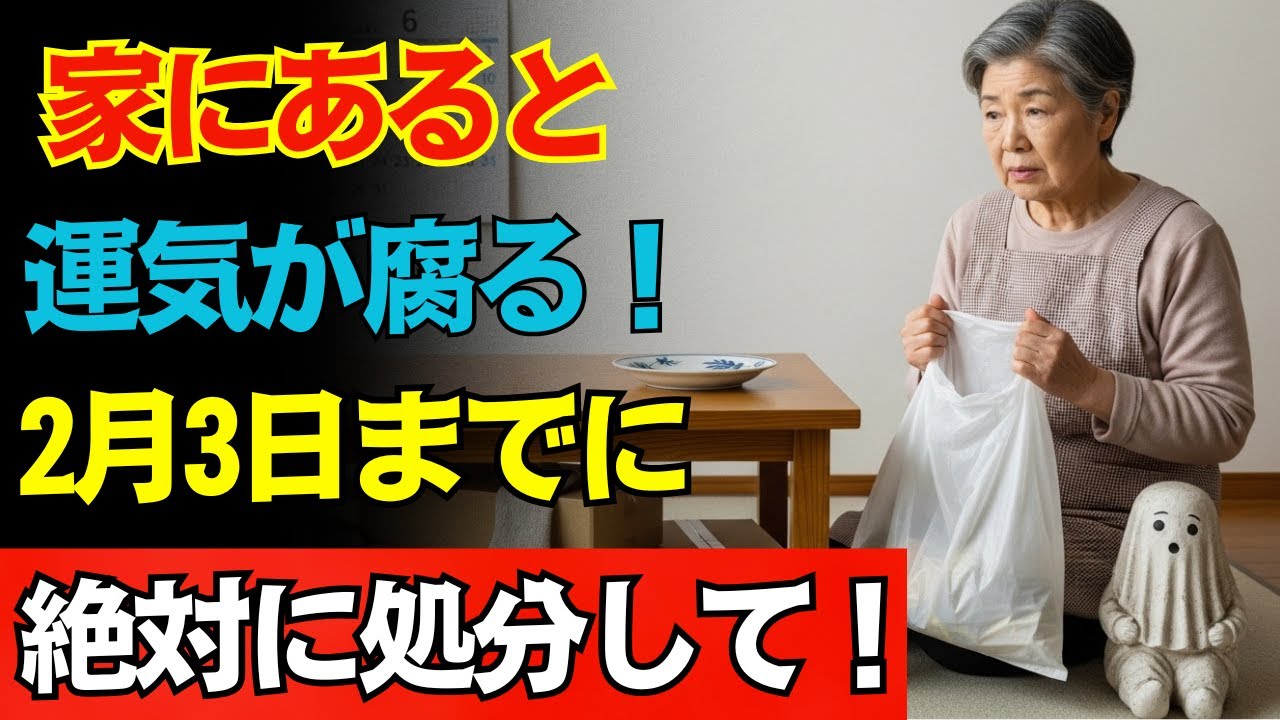 【断捨離】その「もったいない」が実は危険！立春前に手放さないと2026年の運気を大きく損する厄アイテム7選