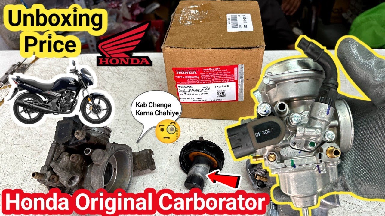 Honda CB Unicorn Carburetor Unboxing With Price🤑 | Kab change karna chahiye 🧐| Honda Original parts