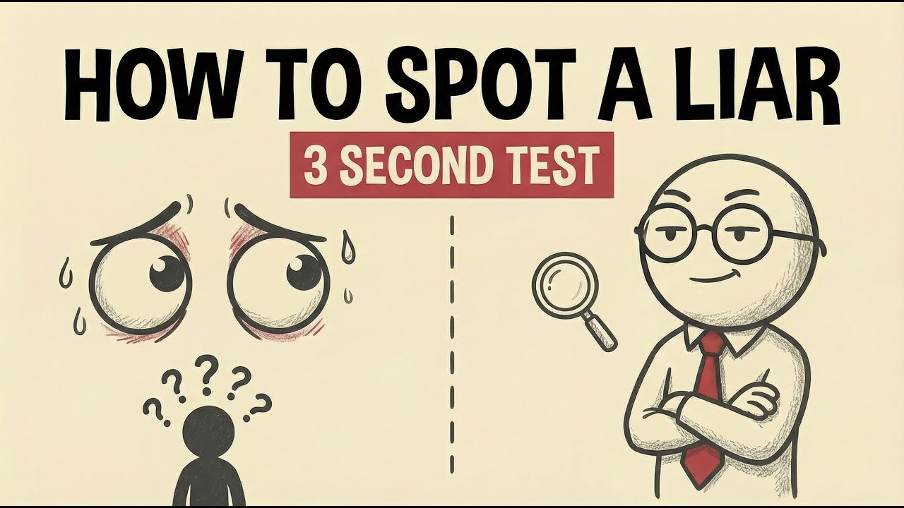 How to Spot a Liar in 3 Seconds (The Eye Contact Trick)