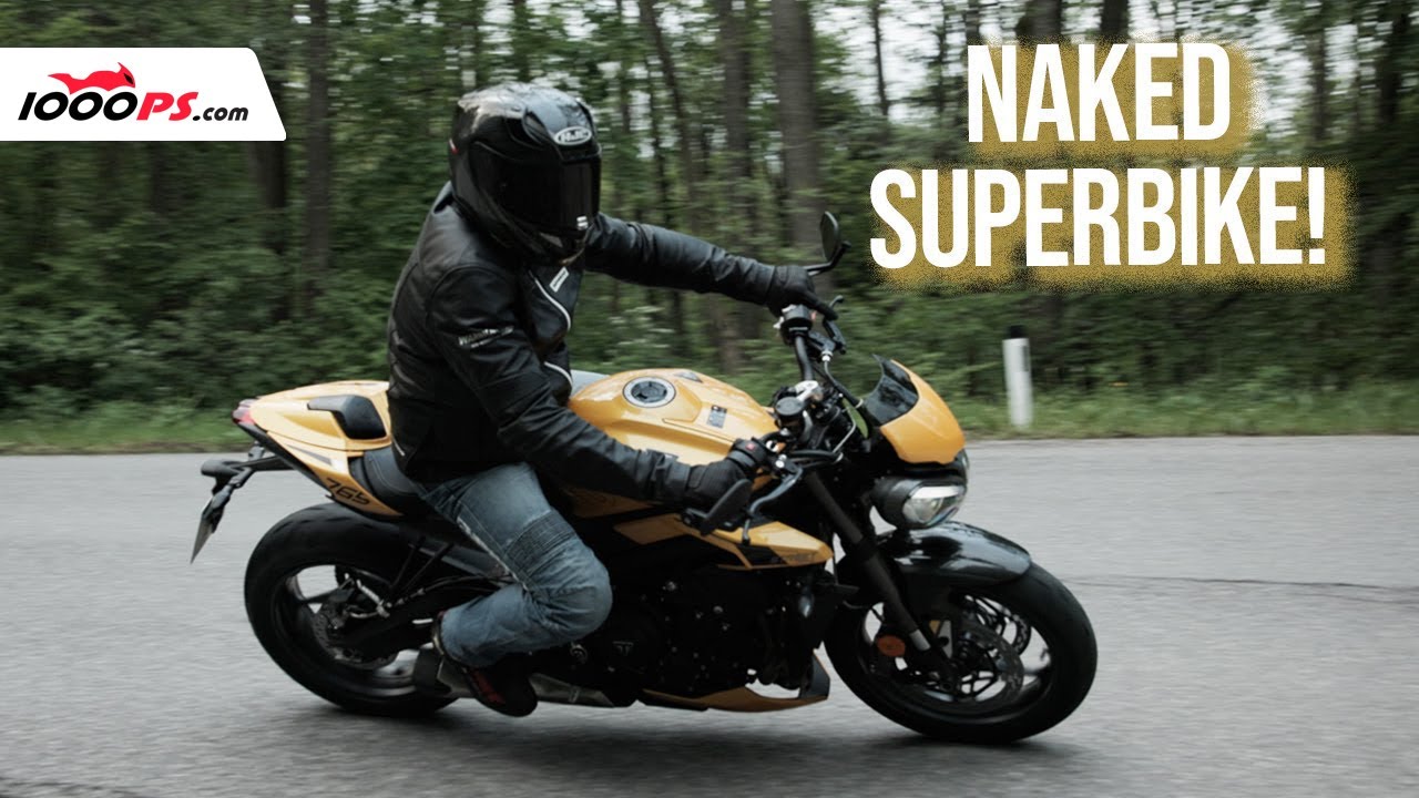 Test Triumph Street Triple RS in sport naked bike comparison 2023
