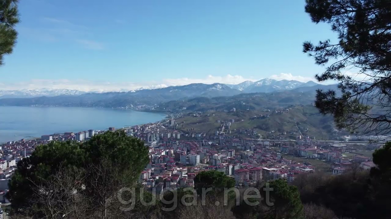 Trabzon Araklı Turup Mevkii Havadan Karadeniz Manzarası